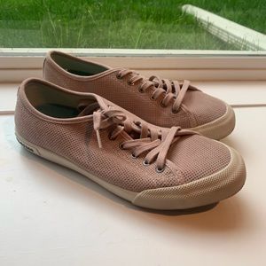 SeaVees Pink Lace Up Sneakers